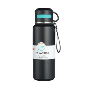 Φορητό παγούρι-θερμός με φλιτζάνι – 800ml – CF8279 – 882799 – Black