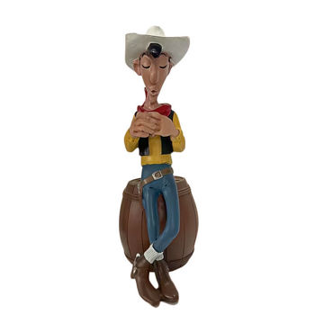 Lucky Luke Creative Cowboy – Διακοσμητικό Άγαλμα & Κουμπαράς (18.8cm)