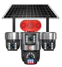4g Solar 3 Lens CCTV Camera PTZ Aov Smart | Wireless | Night Vision