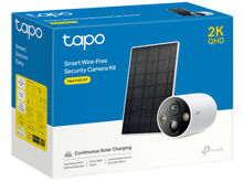 TP-Link Tapo C425 KIT - Ασύρματη Εξωτερική Κάμερα Ασφαλείας 2K QHD με Ηλιακό Πάνελ & Μπαταρία 10000mAh