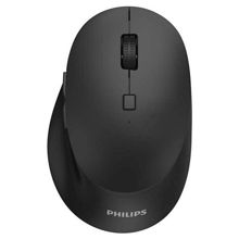 Philips 6000 Series SPK7607B/00 Ασύρματο Εργονομικό Ποντίκι Multi-Device 3200 DPI (Bluetooth 3.0/5.0 & 2.4GHz) - Μαύρο